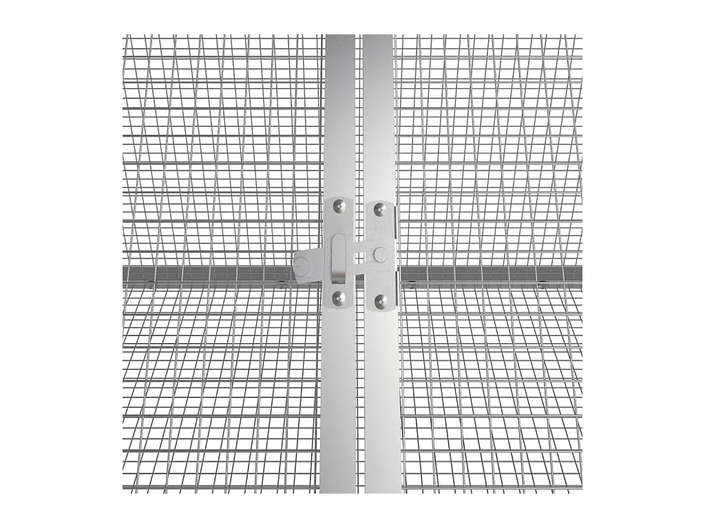 Borlänge  Clapier Anthracite 403,5x80,5x71 cm Acier galvanisé