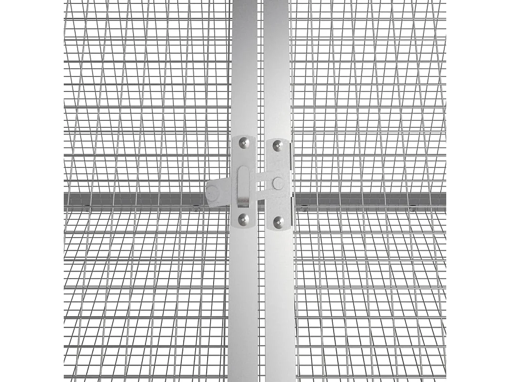 Borlänge  Clapier Anthracite 403,5x80,5x71 cm Acier galvanisé