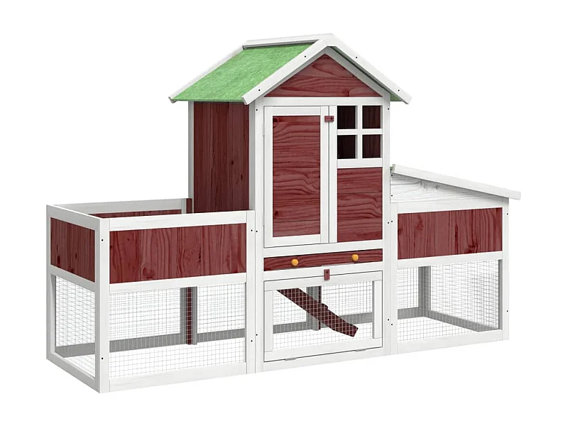 Arwin  Clapier moka 170x63x113 cm bois de pin massif