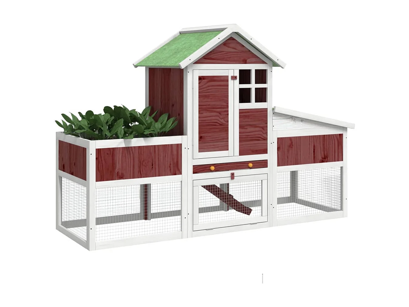 Arwin  Clapier moka 170x63x113 cm bois de pin massif