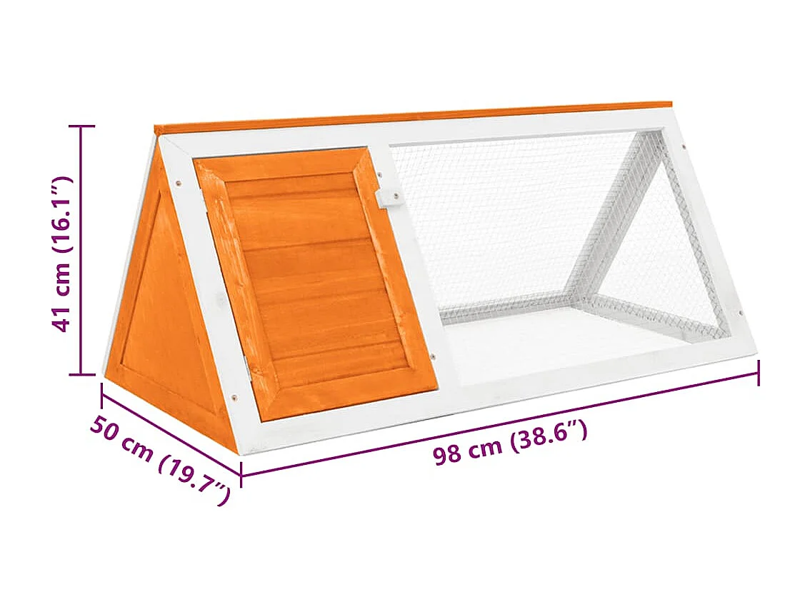 Hou  Cage pour animaux Bois