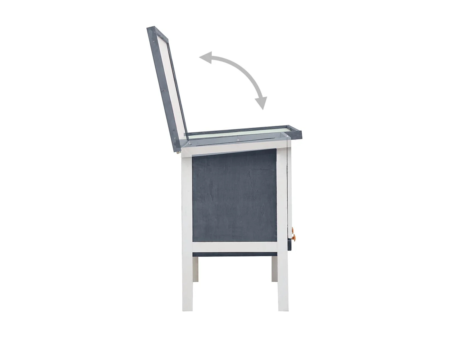 Henri-Joël  Clapier d'extérieur 1 niveau Gris Bois