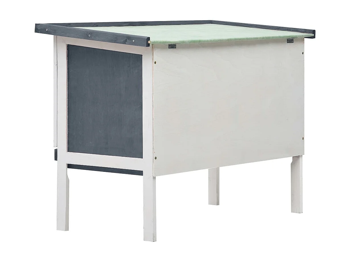 Henri-Joël  Clapier d'extérieur 1 niveau Gris Bois