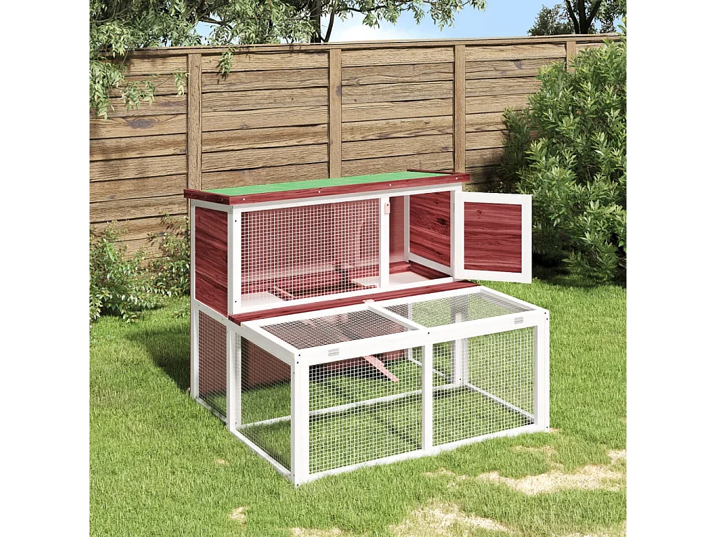 Jacques-René  Clapier moka 102x90x84,5 cm bois de pin massif