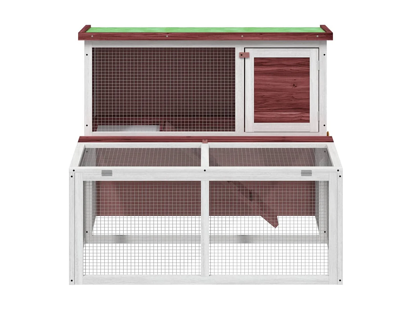 Jacques-René  Clapier moka 102x90x84,5 cm bois de pin massif