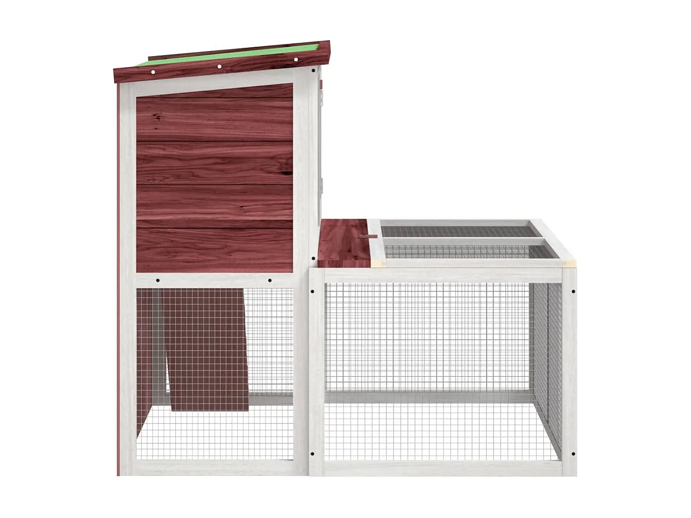 Jacques-René  Clapier moka 102x90x84,5 cm bois de pin massif