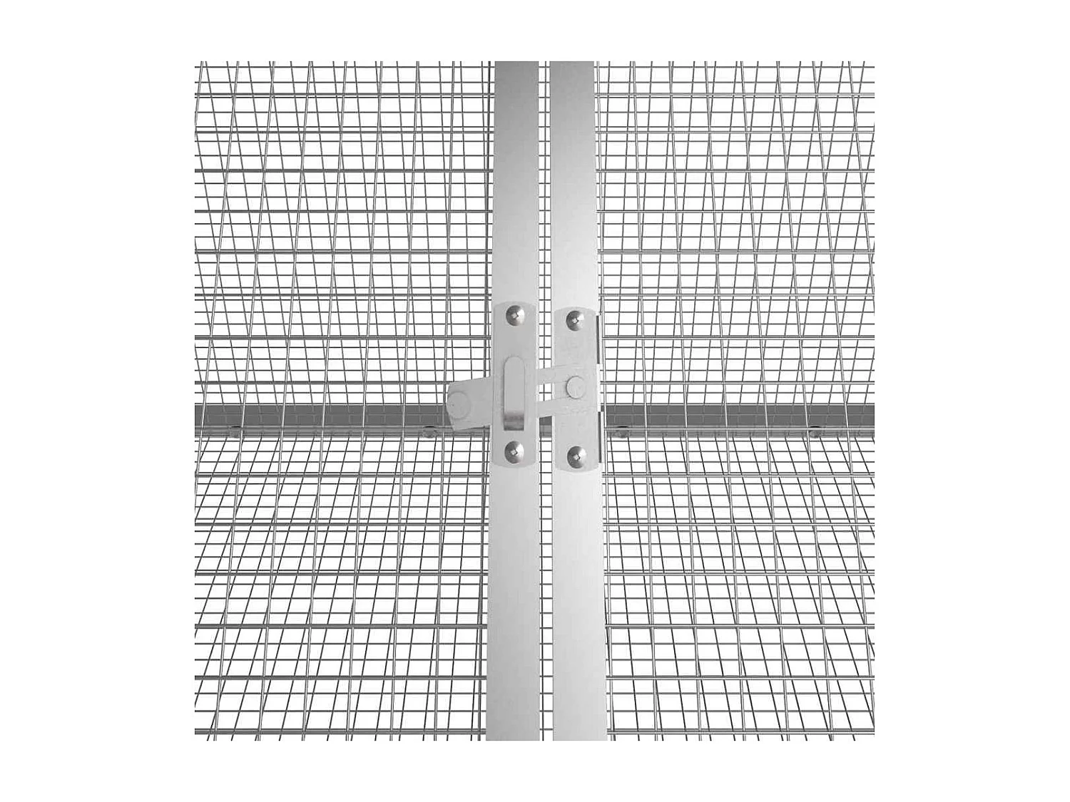 Borlänge  Cage pour lapin Anthracite 201,5x80,5x71 cm Acier galvanisé