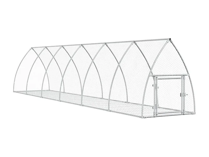 Taylor Ann  Clapier argenté 600x105x120 cm acier galvanisé