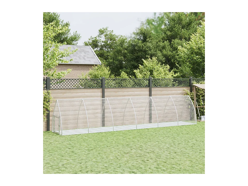 Taylor Ann  Clapier argenté 600x105x120 cm acier galvanisé