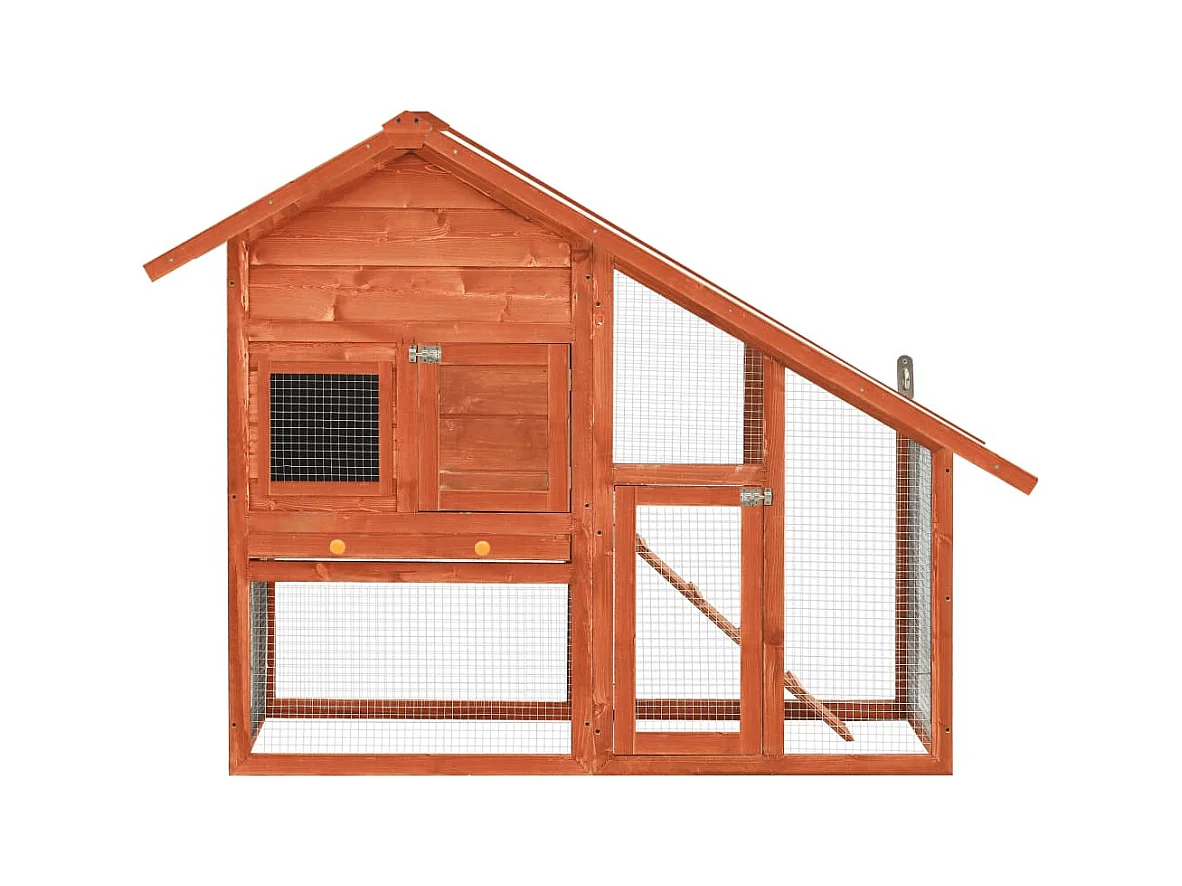 Jesper  Clapier 140x63x120 cm Bois de sapin massif