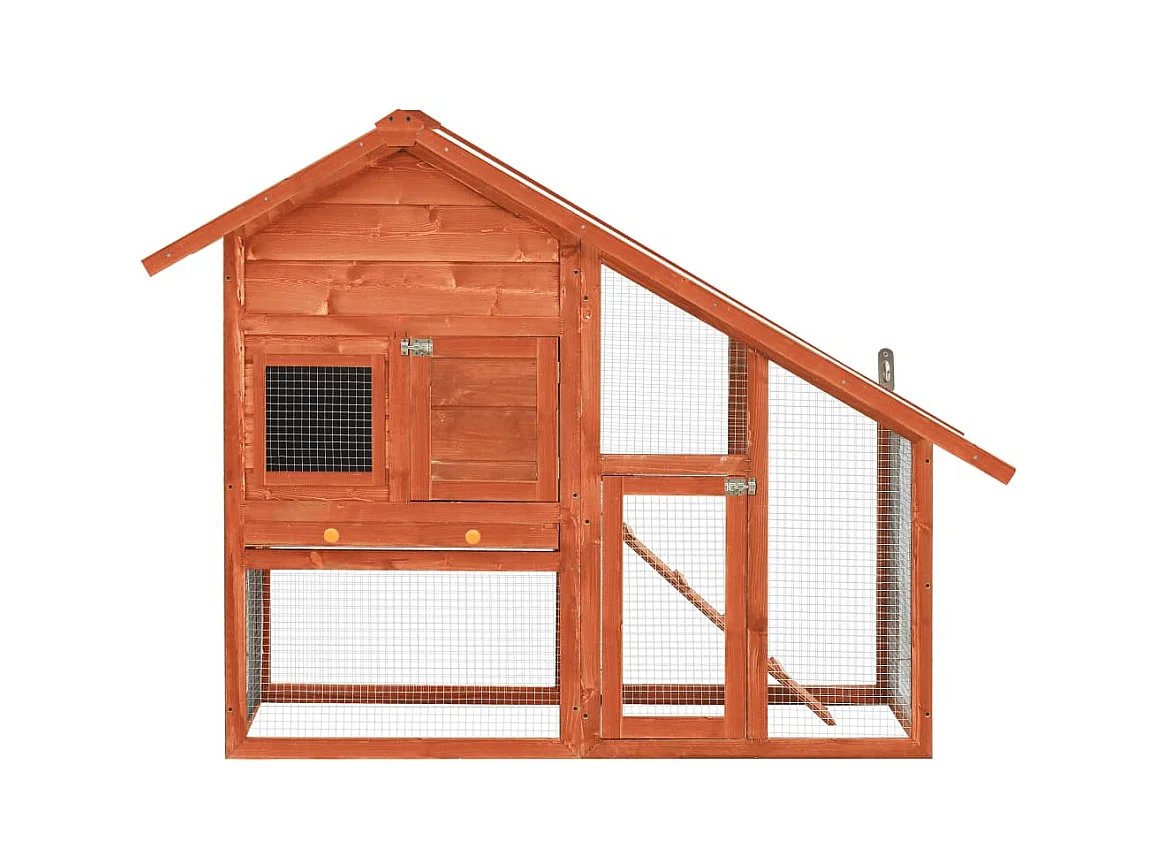 Jesper  Clapier 140x63x120 cm Bois de sapin massif