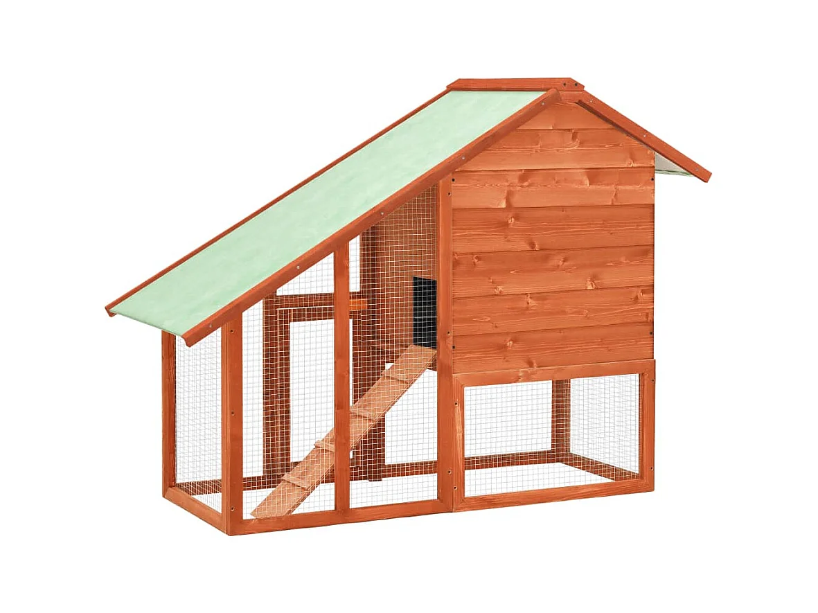 Jesper  Clapier 140x63x120 cm Bois de sapin massif