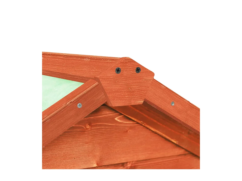 Jesper  Clapier 140x63x120 cm Bois de sapin massif