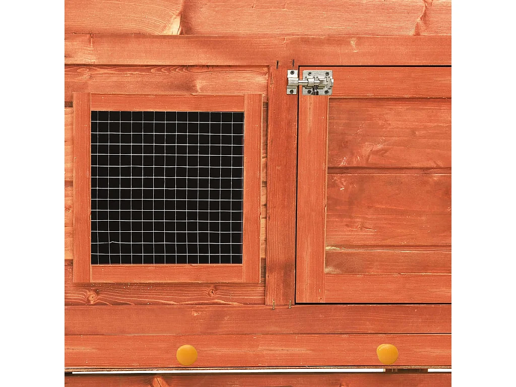 Jesper  Clapier 140x63x120 cm Bois de sapin massif