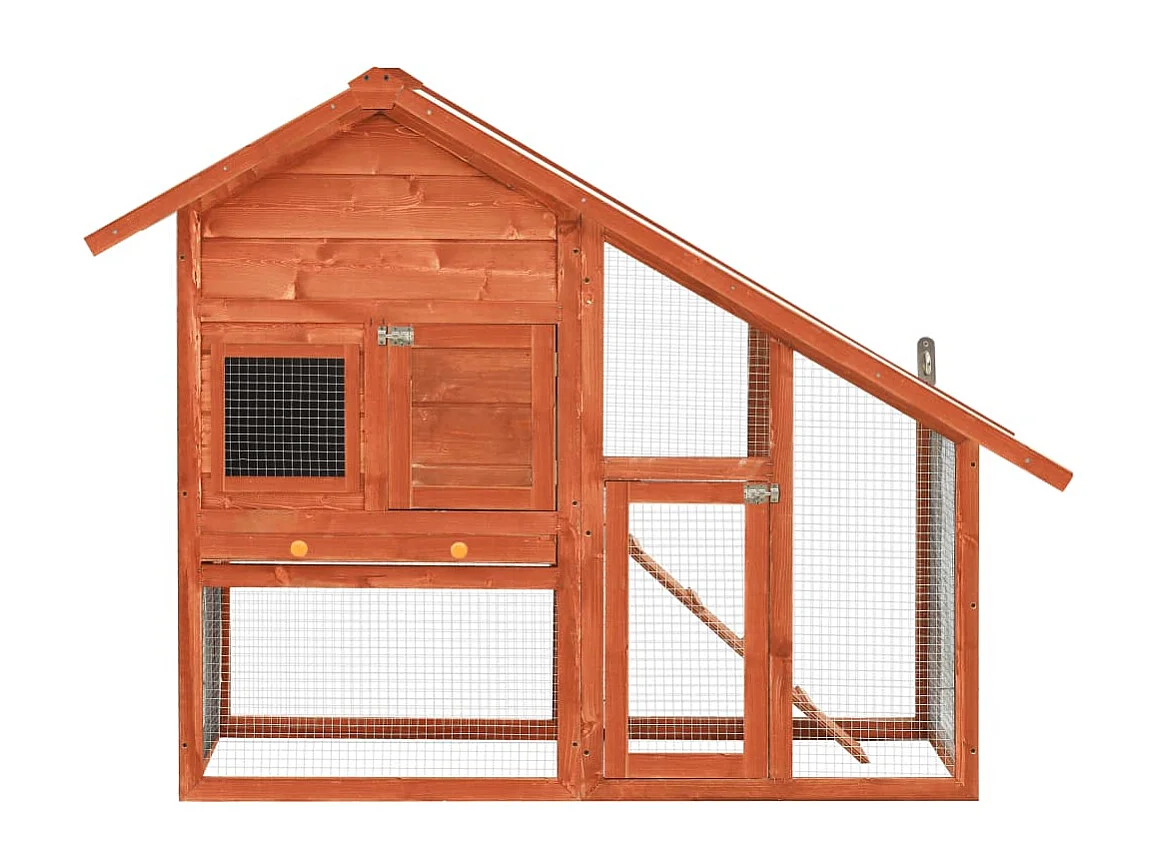 Jesper  Clapier 140x63x120 cm Bois de sapin massif