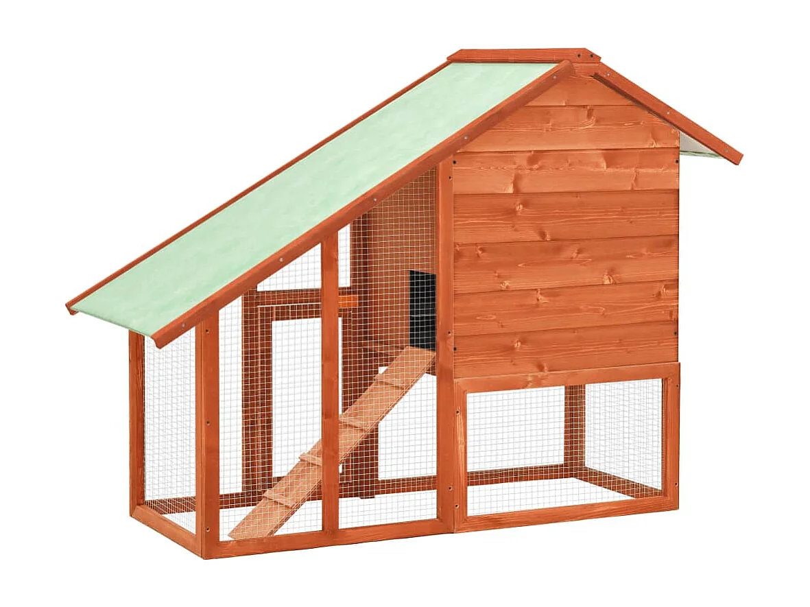 Jesper  Clapier 140x63x120 cm Bois de sapin massif