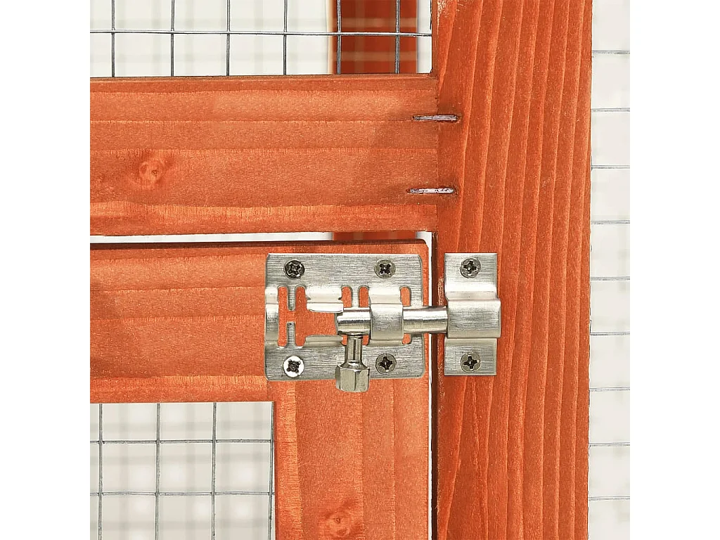 Jesper  Clapier 140x63x120 cm Bois de sapin massif