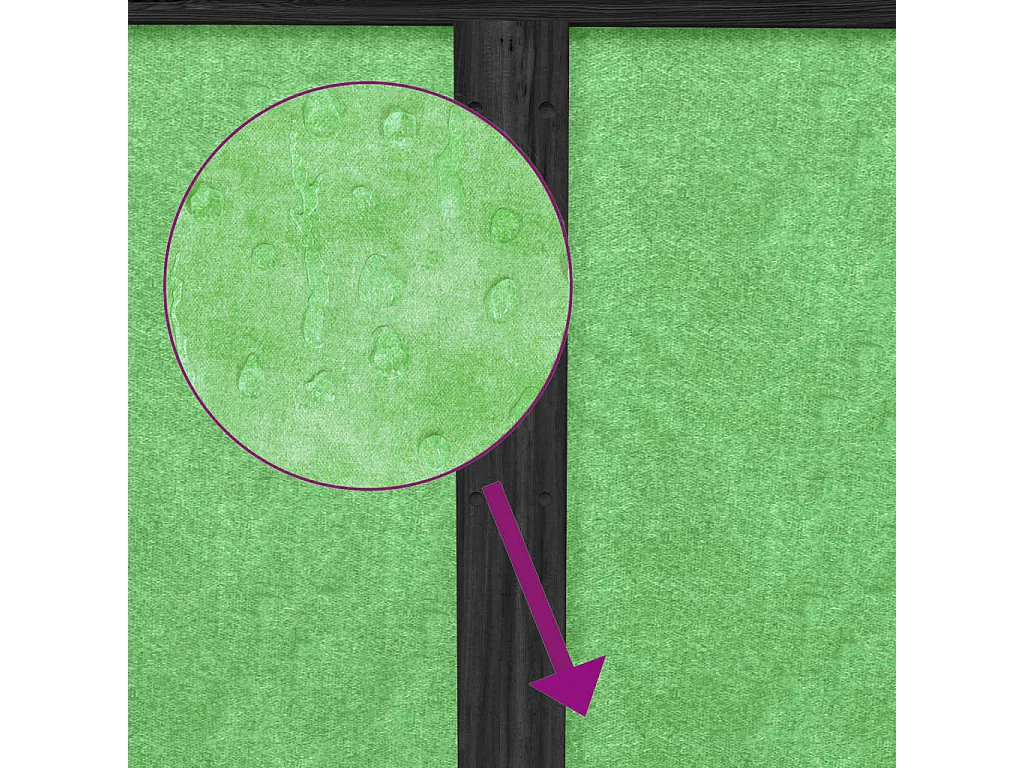 Pierre-Armand-Luc  Clapier gris 144x123x67,5 cm bois de pin massif