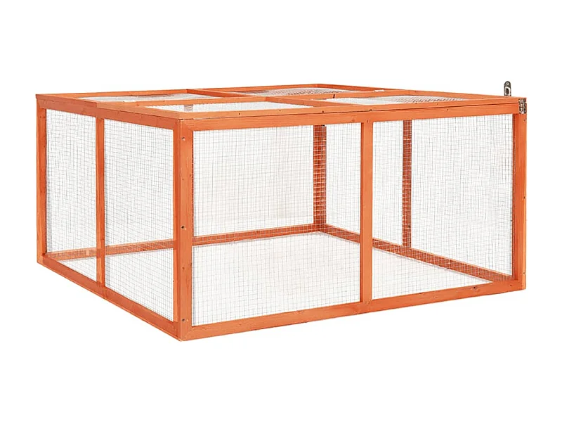 Arnen  Clapier 124x120x60 cm Bois de sapin massif