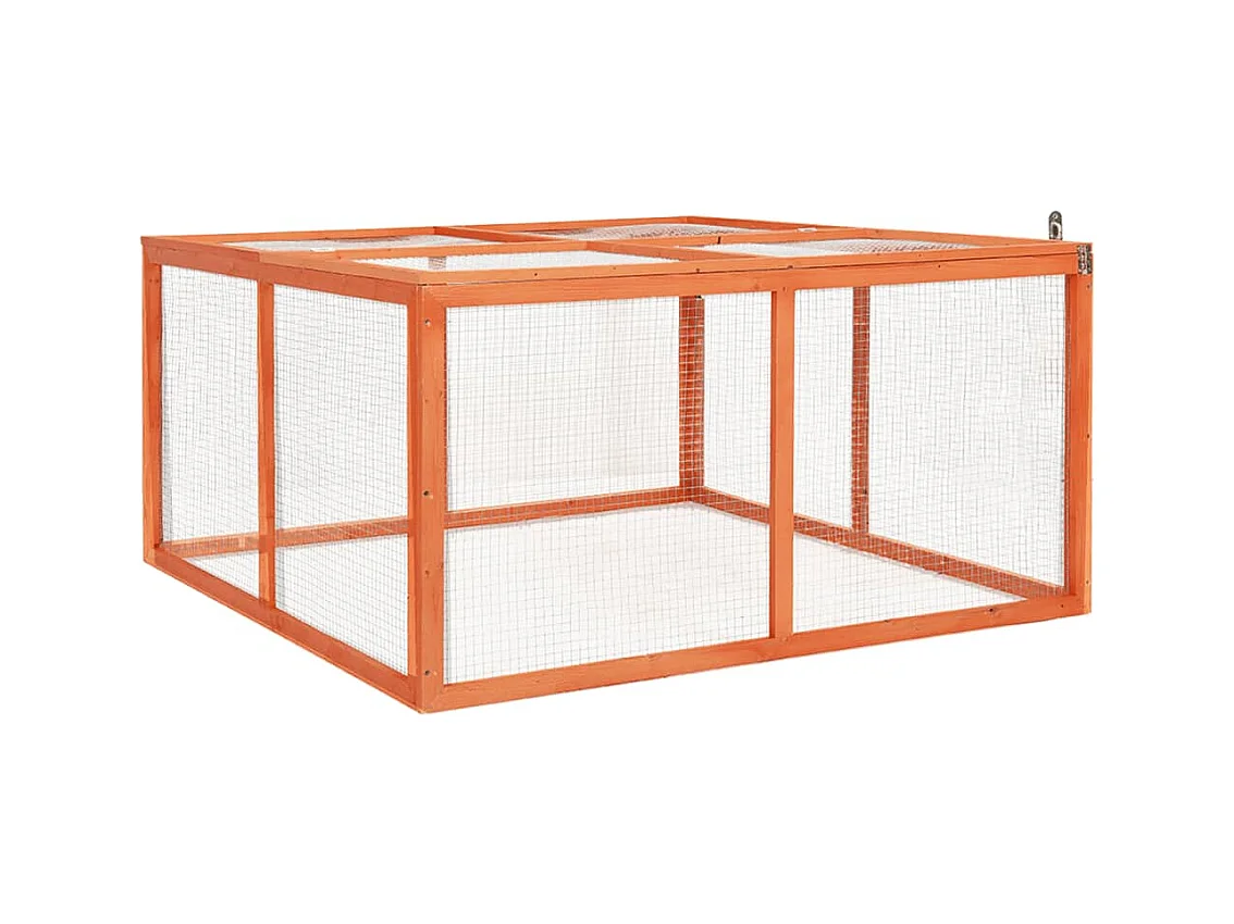 Arnen  Clapier 124x120x60 cm Bois de sapin massif