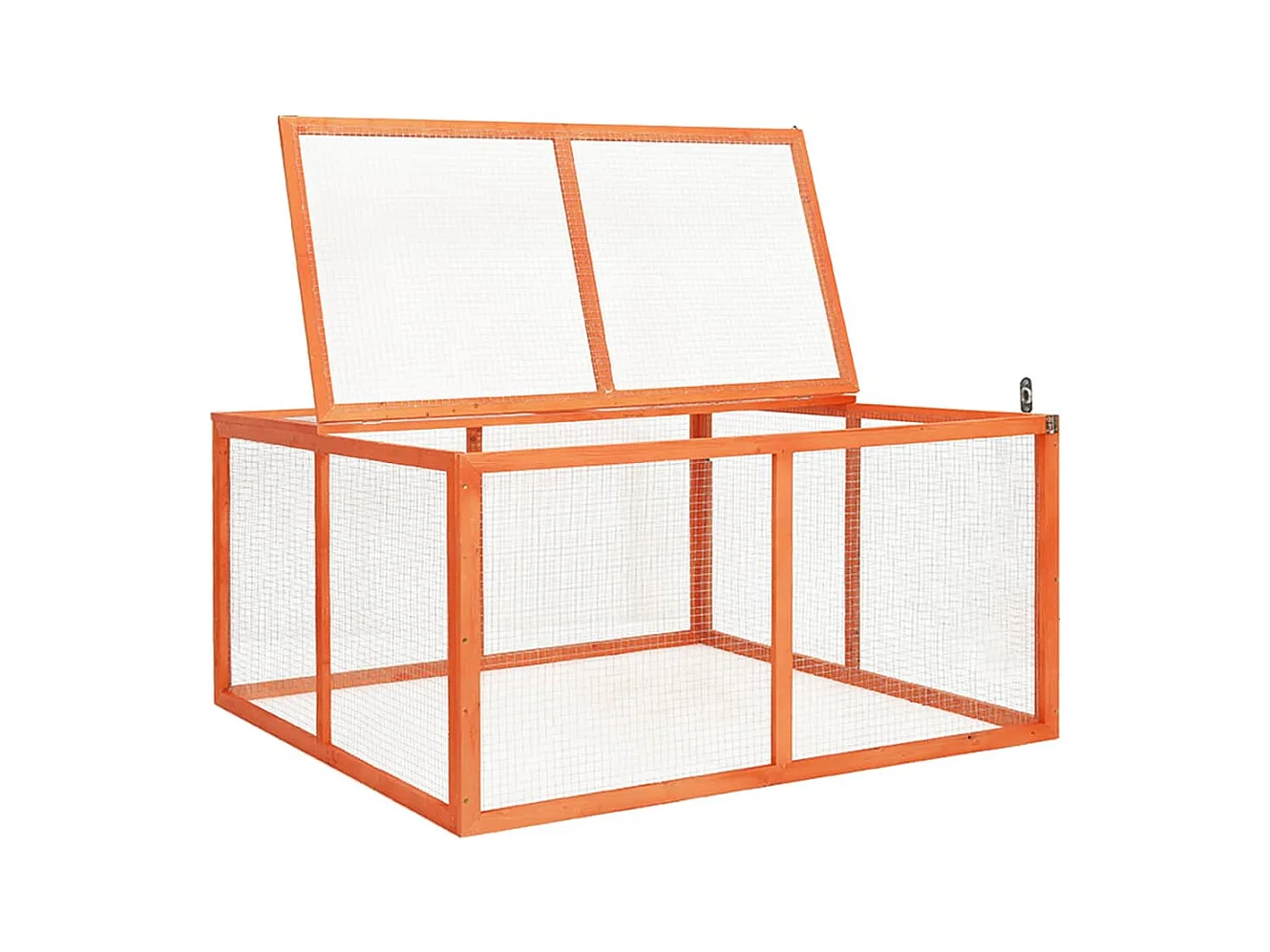 Arnen  Clapier 124x120x60 cm Bois de sapin massif