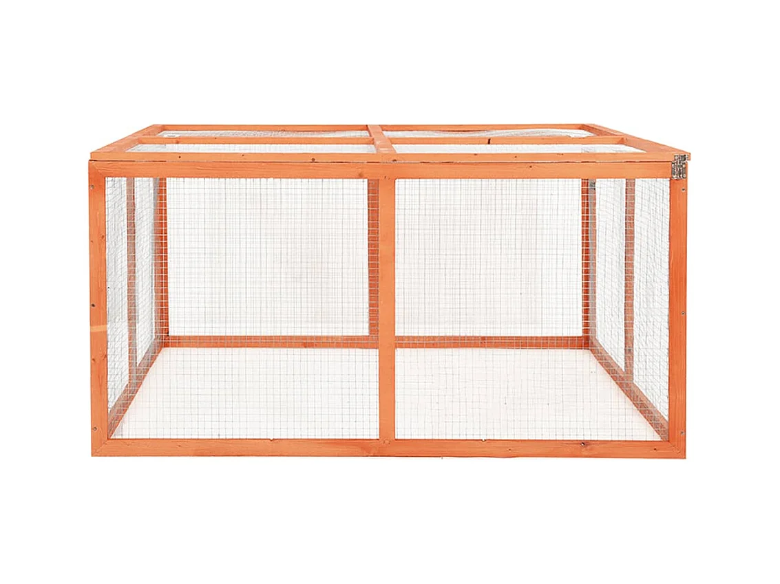 Arnen  Clapier 124x120x60 cm Bois de sapin massif