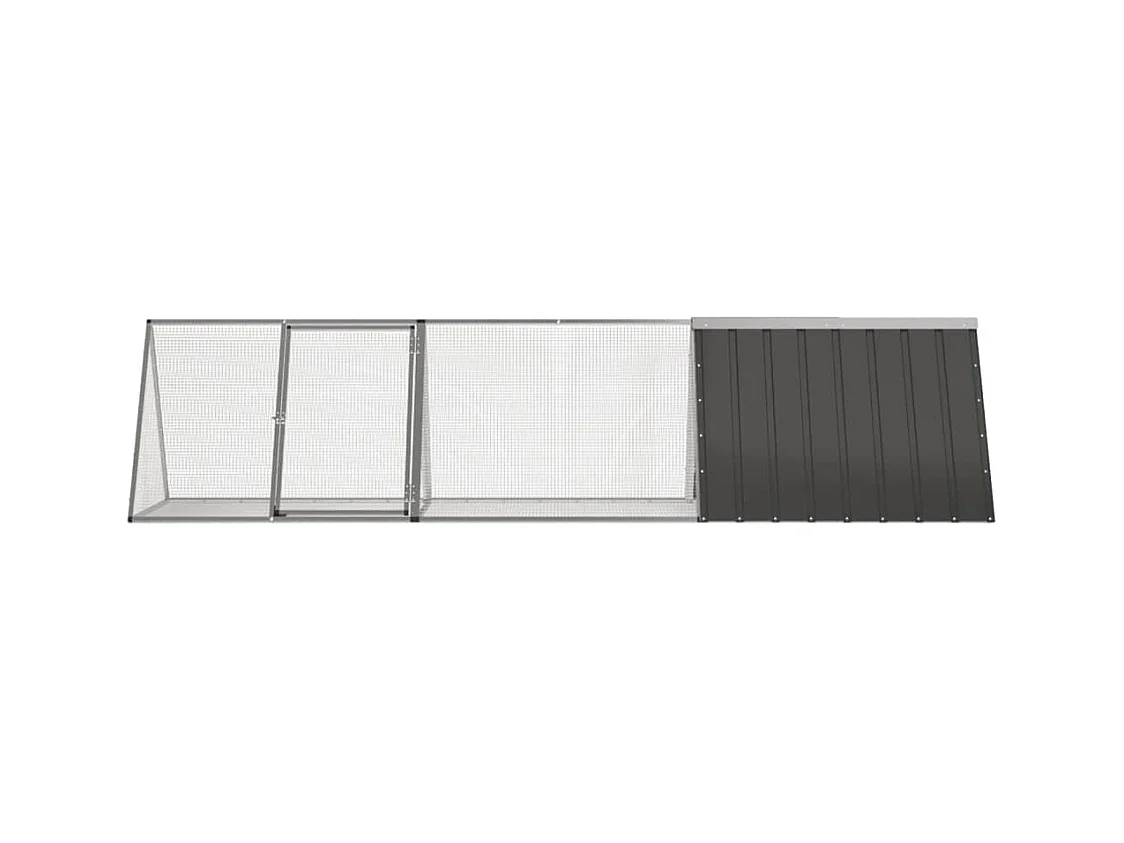 Borlänge  Clapier Anthracite 302,5x80,5x71 cm Acier galvanisé