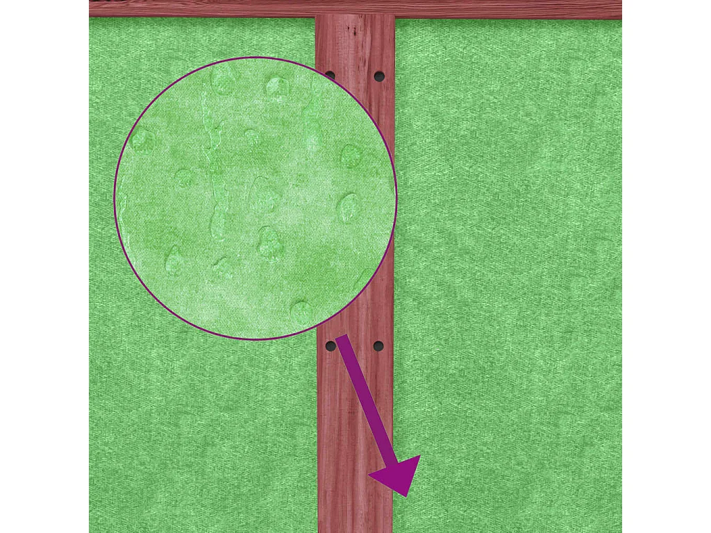 Pierre-Armand-Luc  Clapier moka 144x123x67,5 cm bois de pin massif