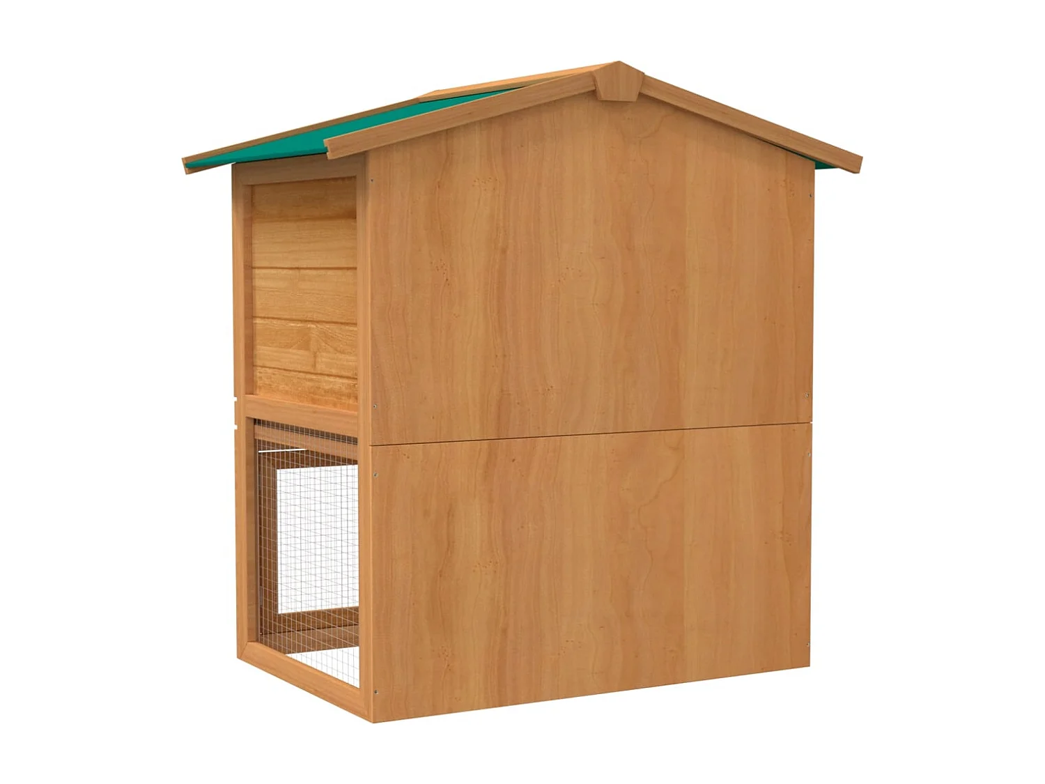 Jacqueline Paz  Clapier d'extérieur Enclos pour petits animaux 3 portes Bois