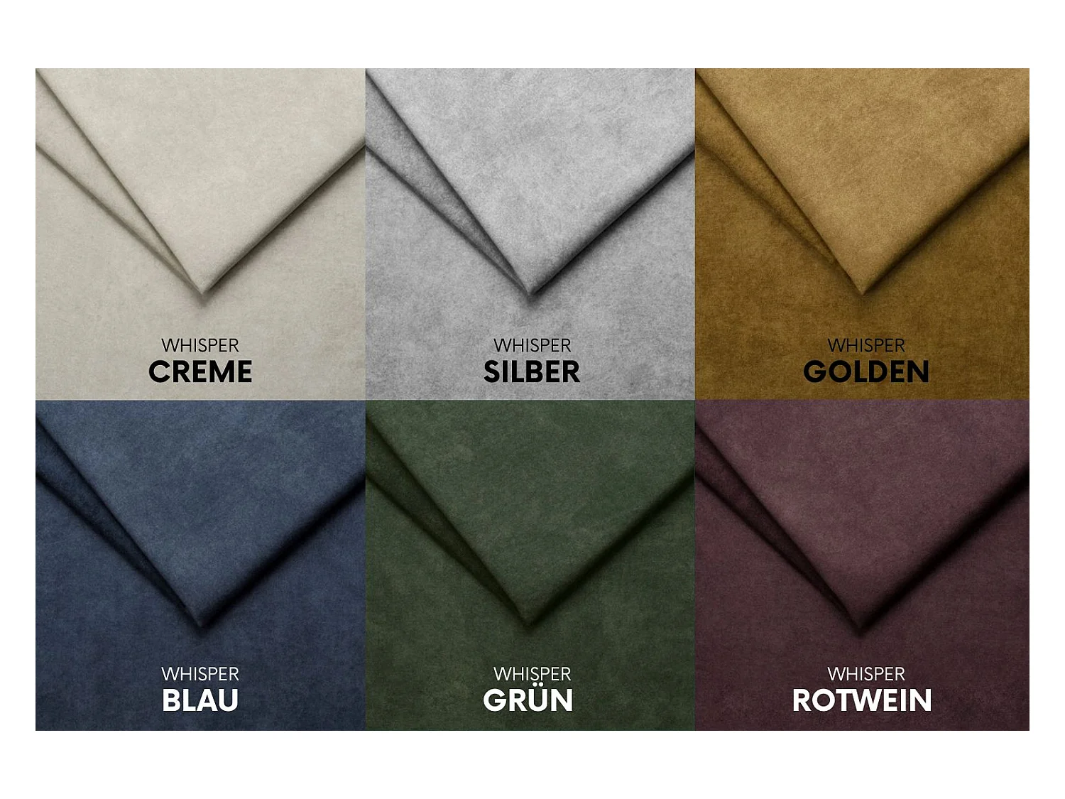 Set 2+1+1 LUX, Stoff Whisper, Creme