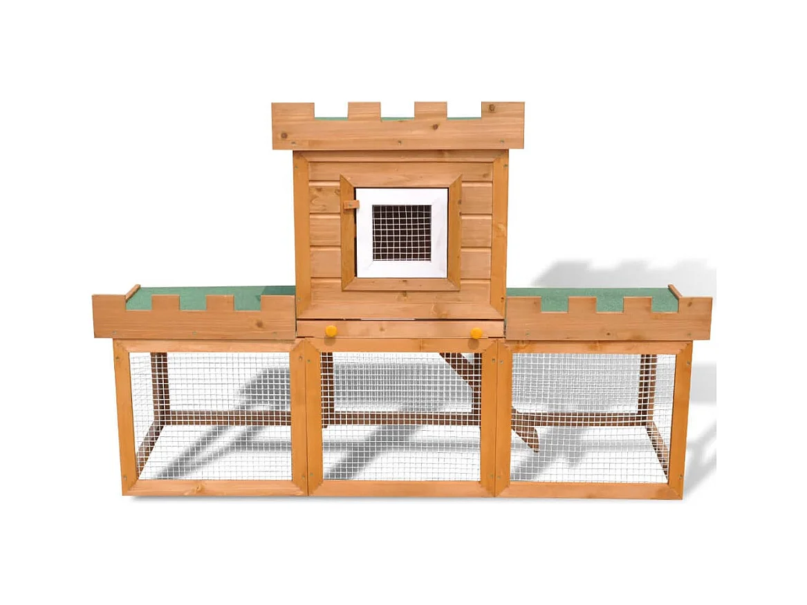 Garden Furniture -  Clapier large d'extérieur avec 1 seule maison