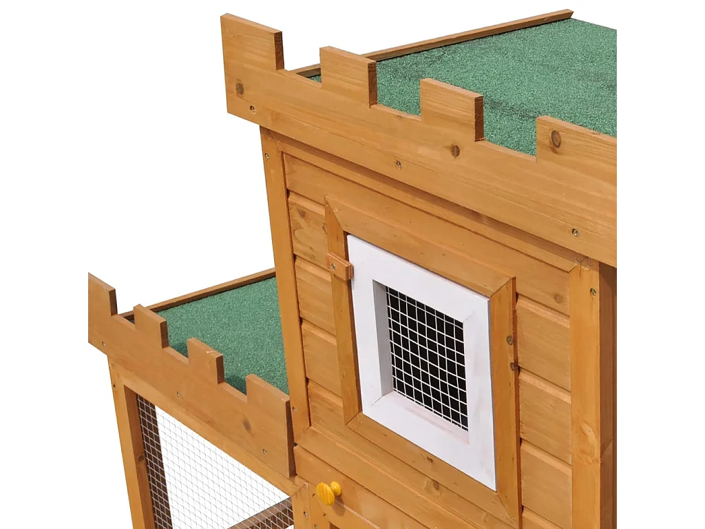 Garden Furniture -  Clapier large d'extérieur avec 1 seule maison