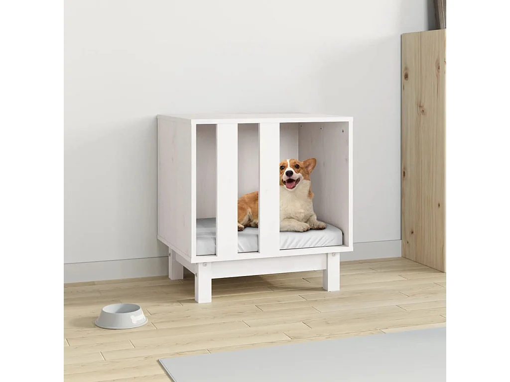 Rivoli  Niche pour cen Blanc 50x40x52 cm Bois de pin massif