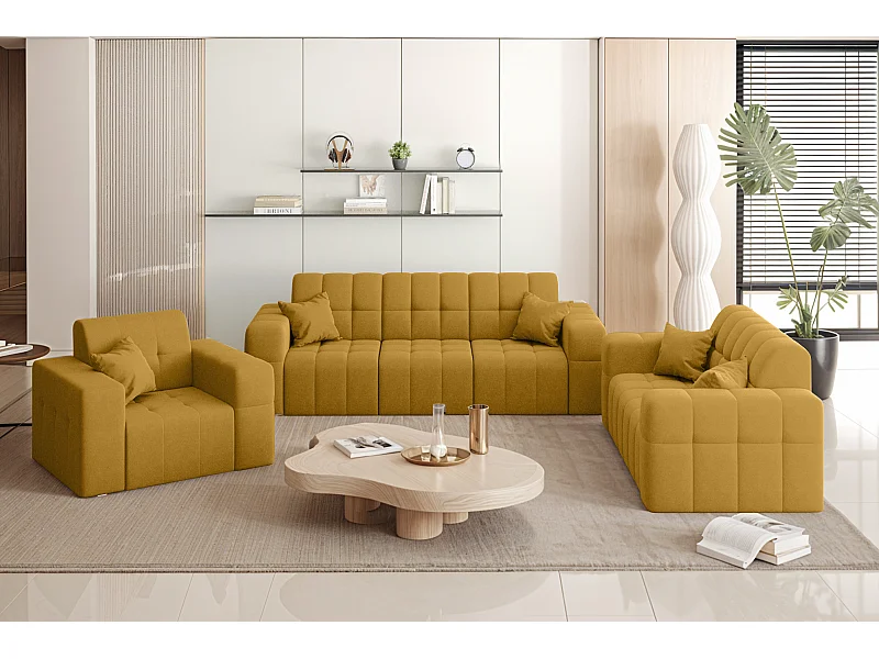 Set 3+2+1 NIMES, Stoff Portland, Gelb