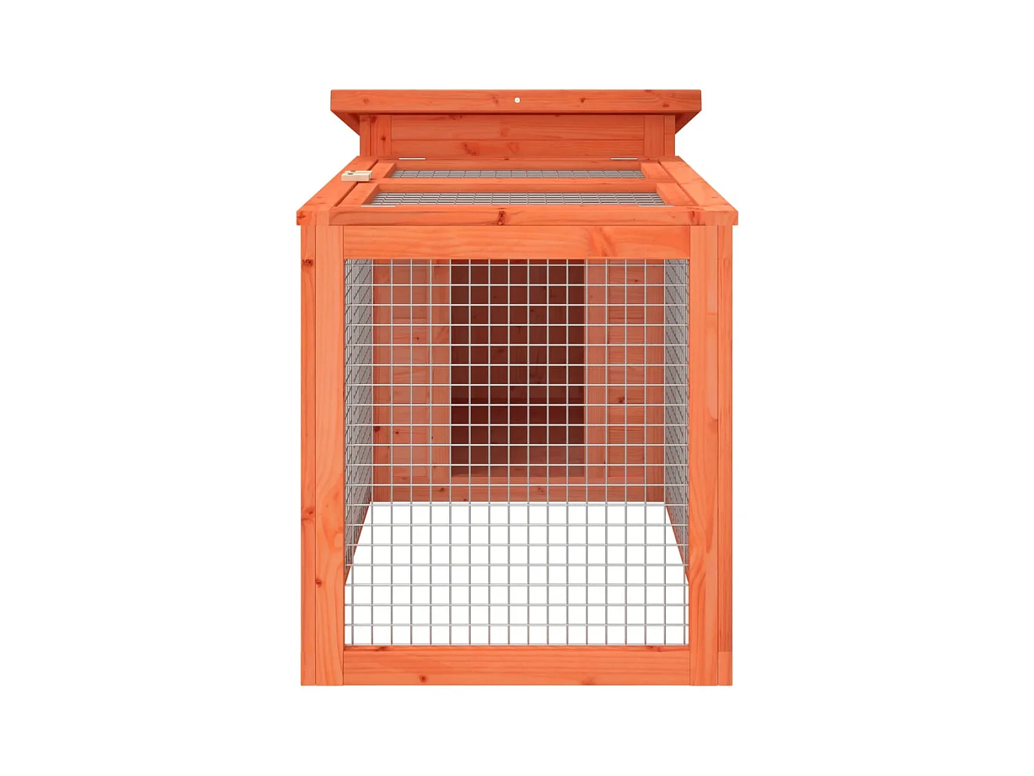 Tyron  Clapier marron 100,5x54x55 cm bois de pin massif