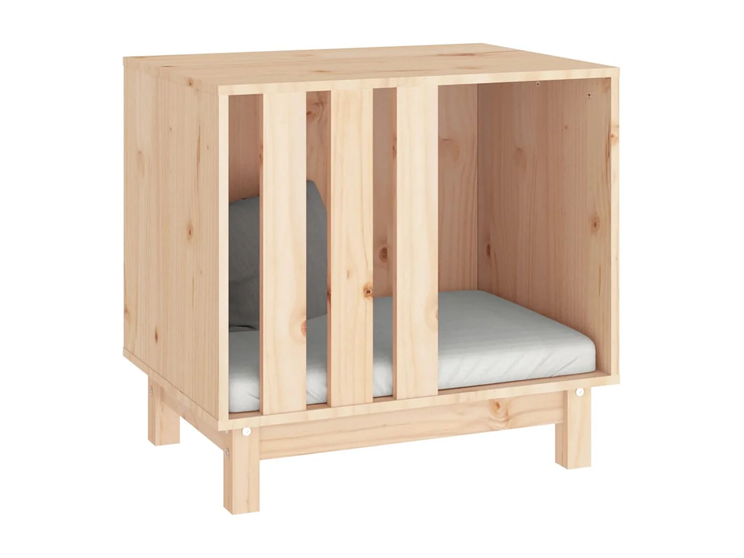 Rivoli  Caseta para perros madera maciza de pino 60x45x57 cm
