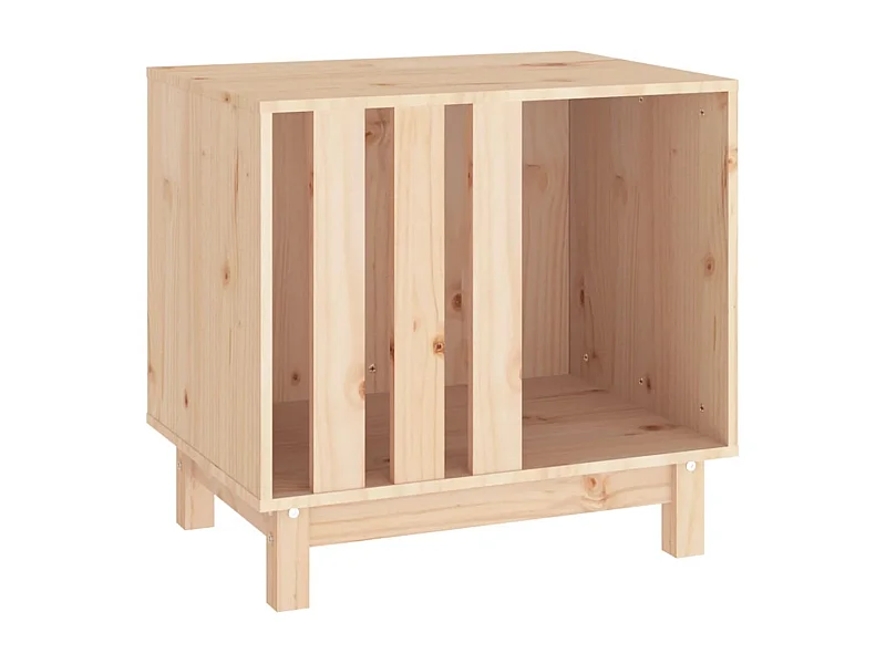 Rivoli  Caseta para perros madera maciza de pino 60x45x57 cm