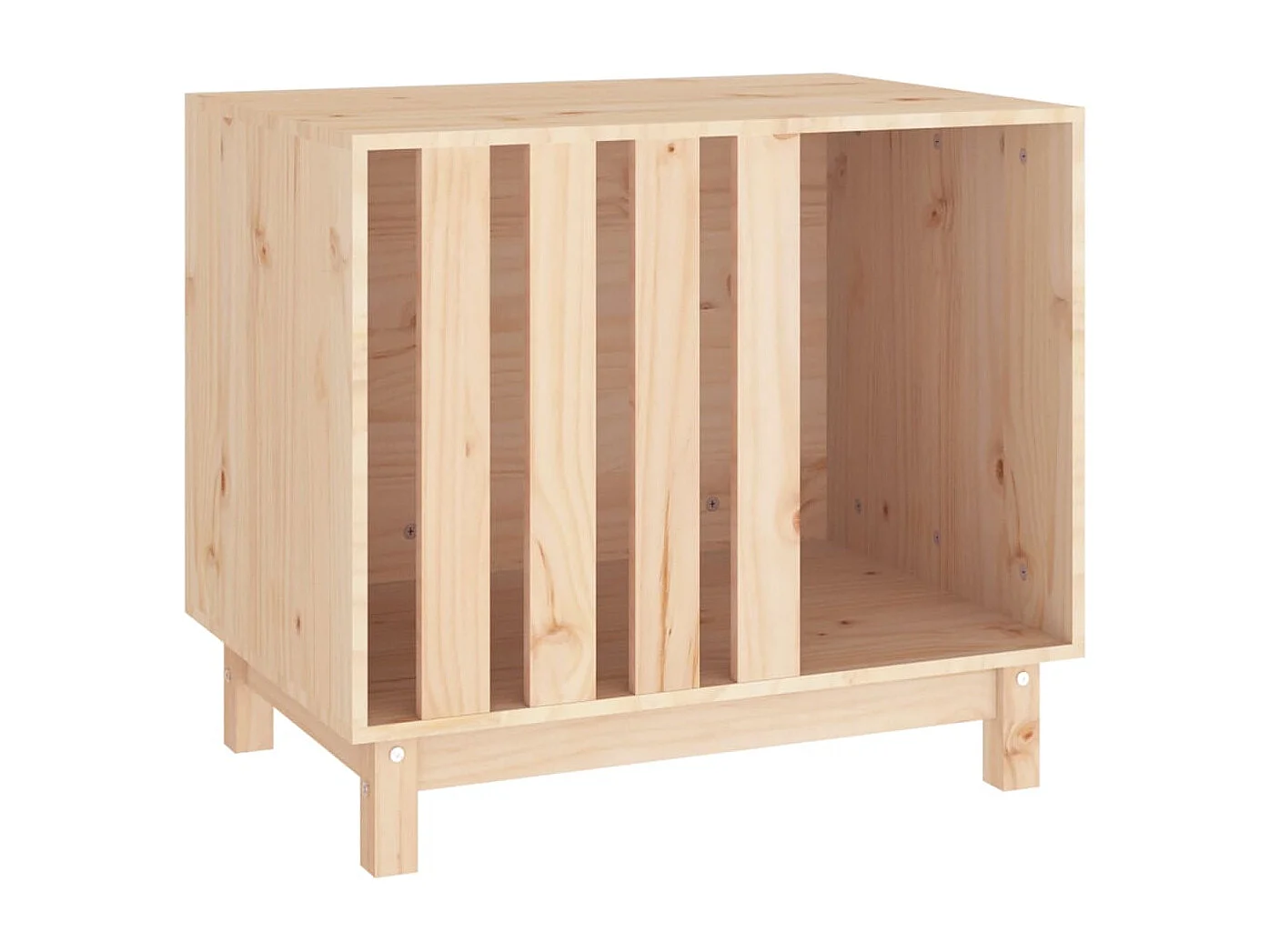 Rivoli  Caseta para perros madera maciza de pino 70x50x62 cm