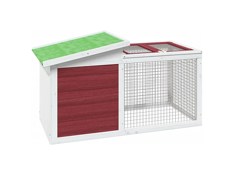 Tyron  Clapier moka 100,5x54x55 cm bois de pin massif