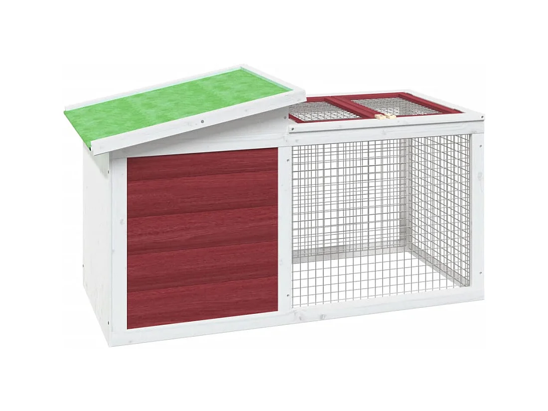 Tyron  Clapier moka 100,5x54x55 cm bois de pin massif