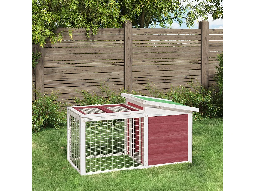 Tyron  Clapier moka 100,5x54x55 cm bois de pin massif