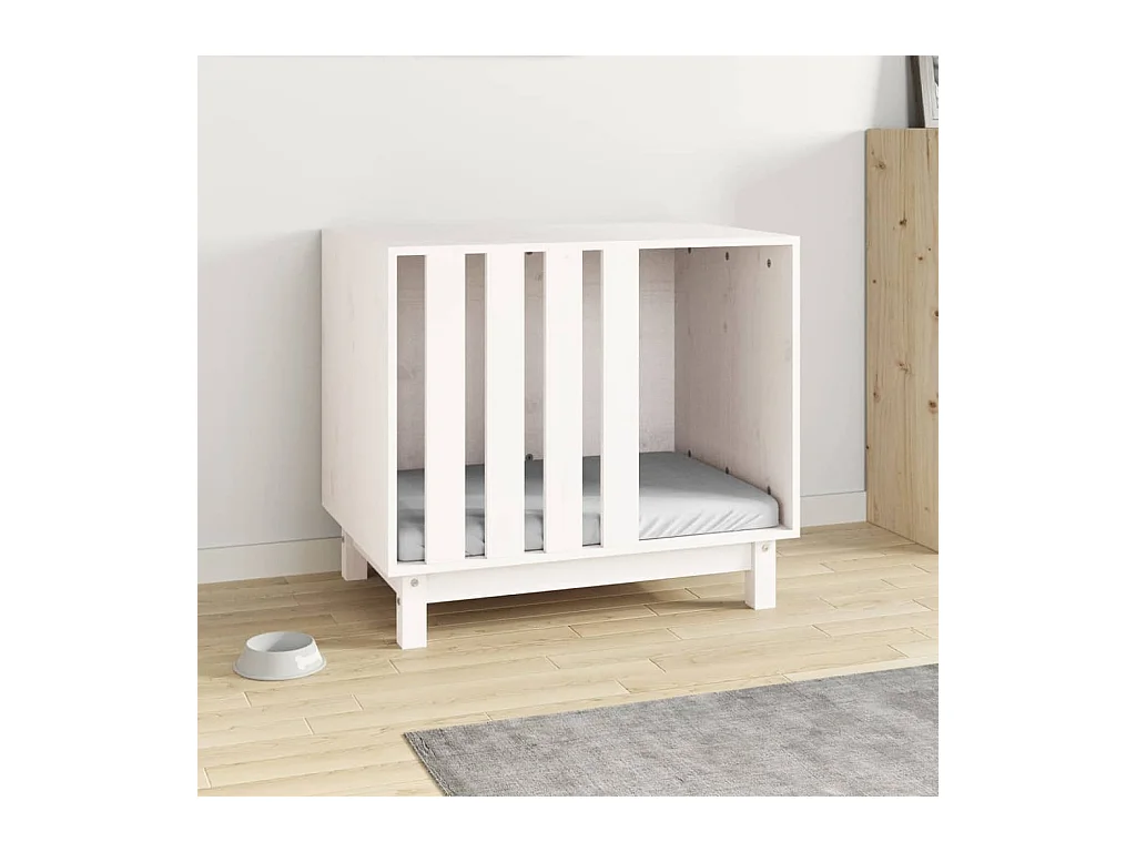 Rivoli  Niche pour cen Blanc 70x50x62 cm Bois de pin massif