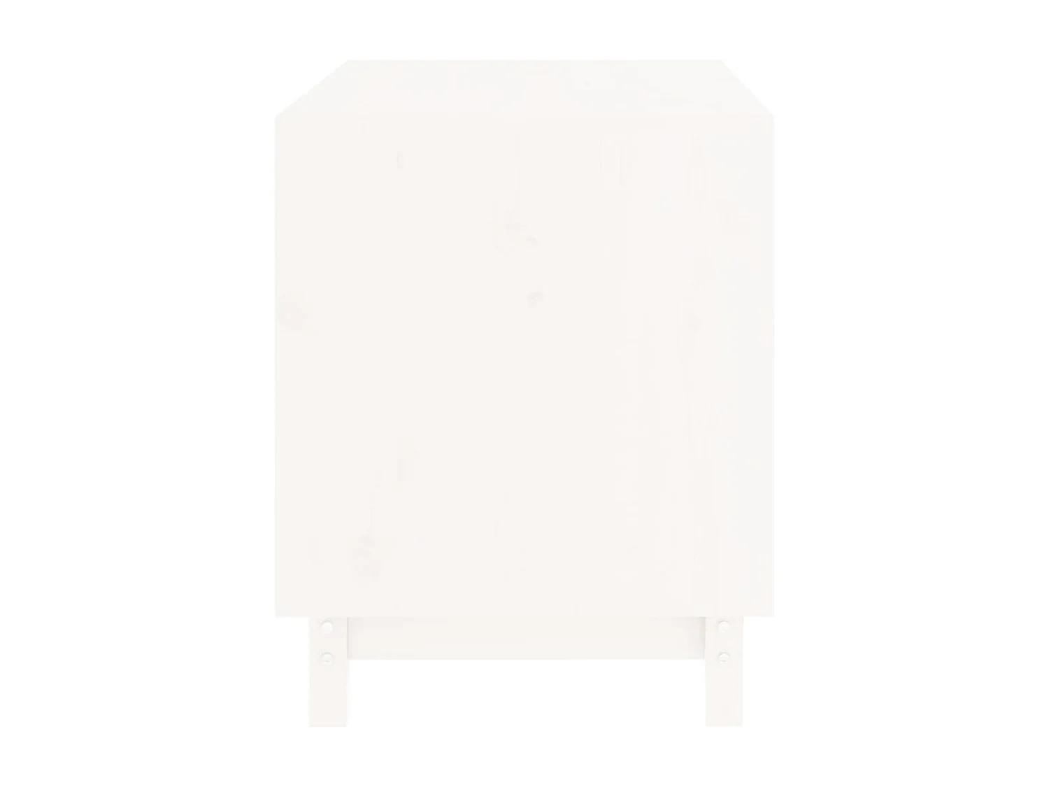 Rivoli  Niche pour cen Blanc 70x50x62 cm Bois de pin massif