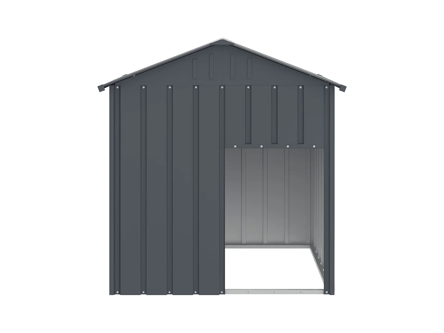 Claire-Ségolène  Niche pour cen avec toit anthracite acier galvanisé