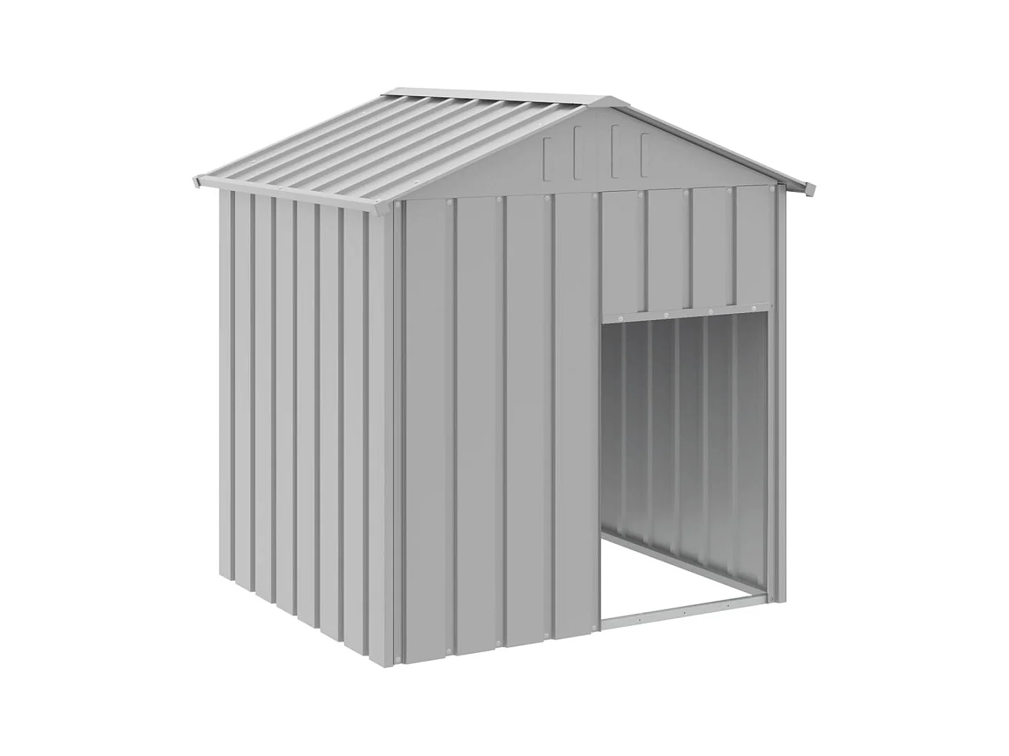 Claire-Ségolène  Niche pour cen avec toit gris clair acier galvanisé