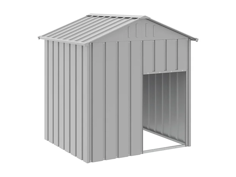 Claire-Ségolène  Niche pour cen avec toit gris clair acier galvanisé