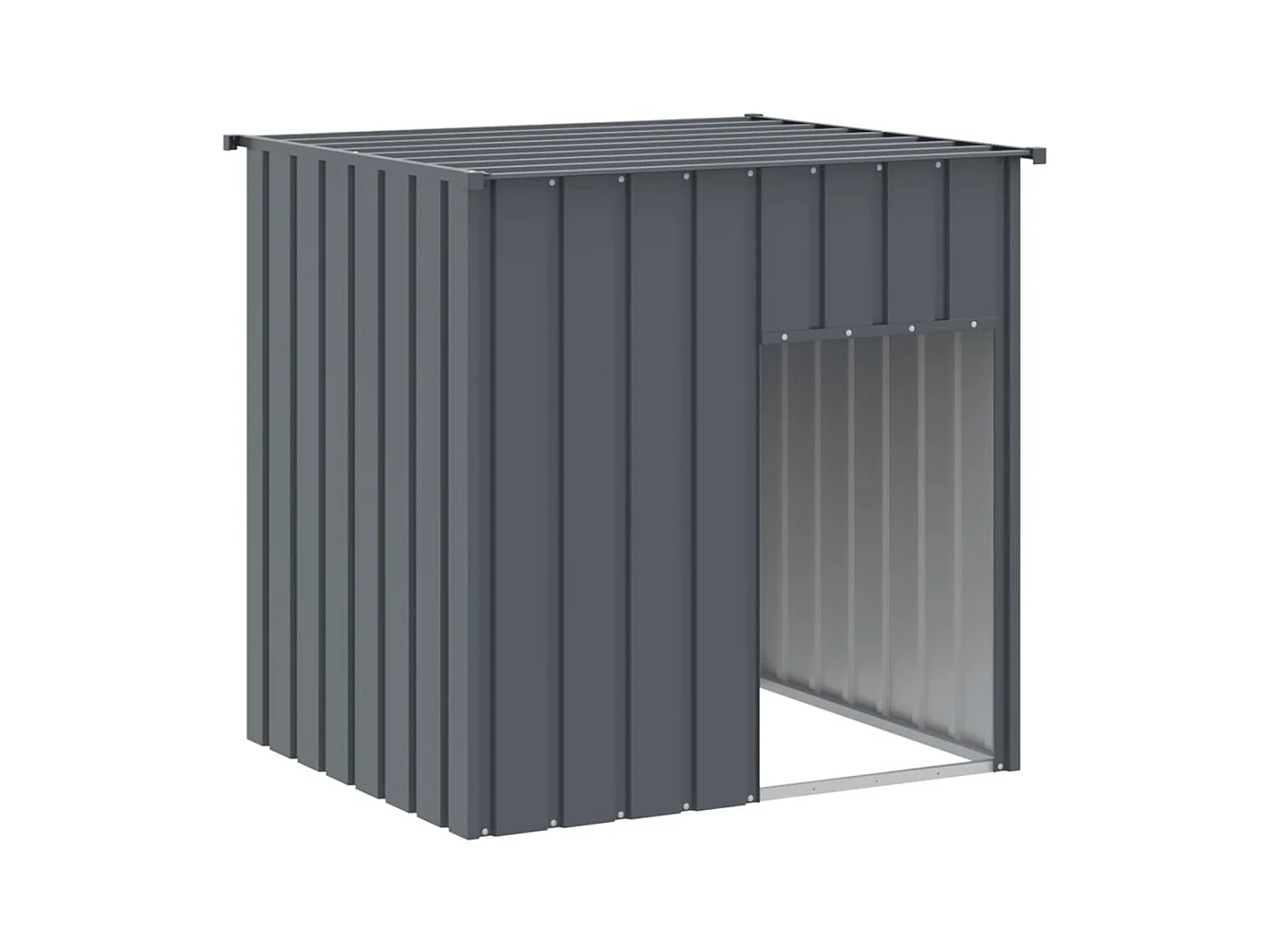 Dain  Niche pour cen avec toit Anthracite 110 x 103 x 109 cm Acier galvanisé
