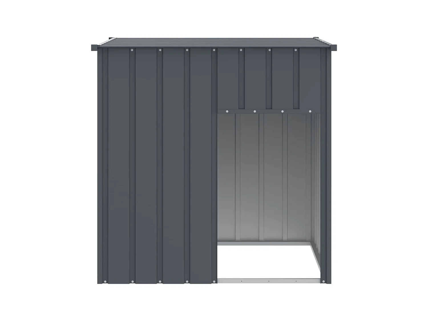 Dain  Niche pour cen avec toit Anthracite 110 x 103 x 109 cm Acier galvanisé