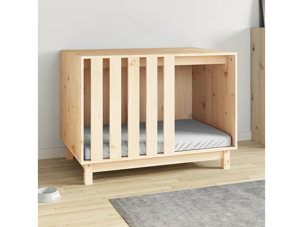 Rivoli  Caseta para perros madera maciza de pino 90x60x67 cm