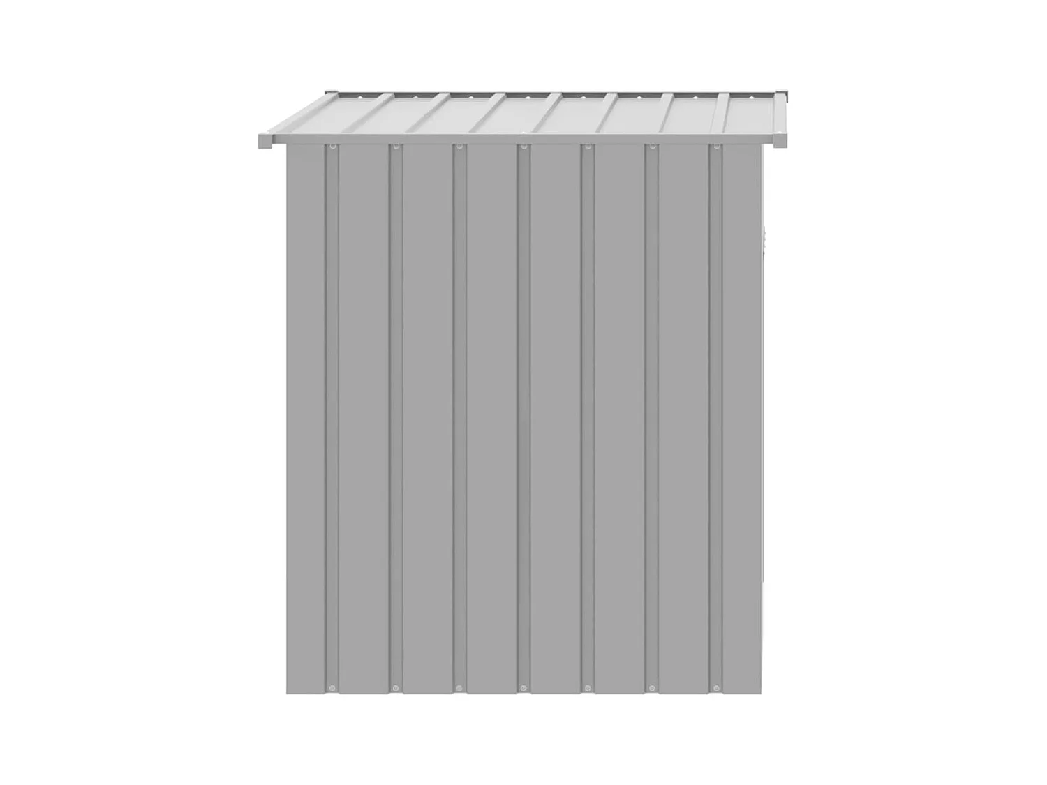 Dain  Niche pour cen avec toit gris clair 110 x 103 x 109 cm Acier galvanisé